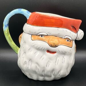 Dept 56 Ceramic Santa Claus Pitcher Christmas Holiday
